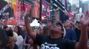 Jesus comes to Times Square: thousands pray and hear Bible readings at iconic New York City landmark