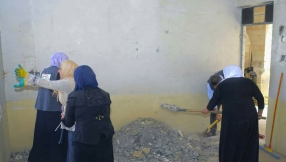 Muslims help restore church in Mosul after it was devastated in battle with ISIS