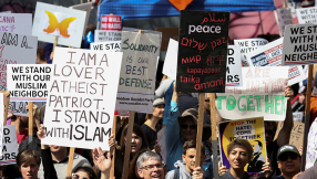 Hundreds march against Islamic Shariah law in US-wide protests