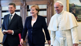 Pope urges German chancellor Merkel to continue the fight on climate change