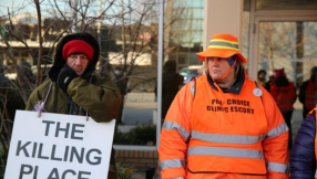 US abortion support groups put on a more public face, clash with pro-life protesters