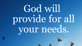 God Will Provide For All Your Needs