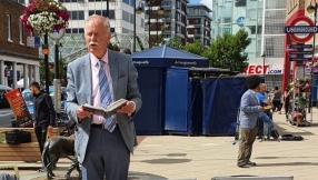 Street preacher says he was outnumbered 14 to 1 by police