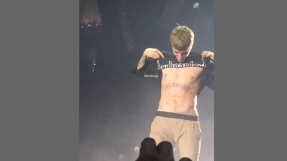 Justin Bieber Bares New \'Son of God\' Tattoo on His Abs, His 56th Body Artwork, During Italy Concert