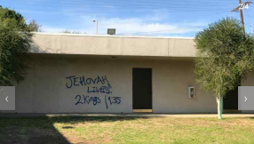 US Church Sprayed With Bible Verse About The Killing Of 185,000 Assyrian Christians