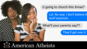 Christian Mother and Daughter on American Atheist Billboard Complain About Their Pics Being Used