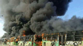 Syria Evacuation Plans In Chaos As Gunmen Burn Refugee Buses 