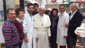 Pope Francis\' Shoe Shopping Trip Draws Crowds In Rome