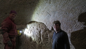 Rare Christian Cross And Menorah Engraving From Time Of Christ Discovered In Israel