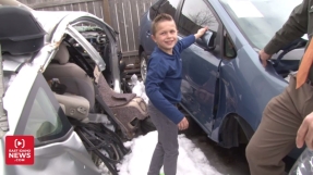 \'Angels Did It\': 8-Year-Old Boy Finds Strength To Lift Car That Fell On His Dad, Miraculously Saving Him