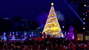 Donald Trump extols the birth of Jesus as a history-changer at National Christmas tree lighting