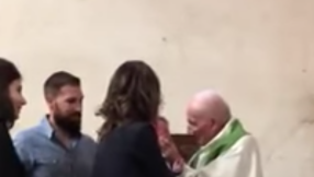 French priest announces retirement after being filmed slapping crying baby during baptism