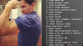 Mark Wahlberg's insane daily schedule starts at 2:30am with prayer to God