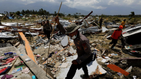 Churchgoer whose son is still missing after Indonesia tsunami says he's not angry