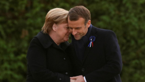 French and German leaders in show of unity a hundred years after end of World War One