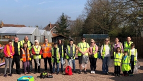 Litter picking with a prayer