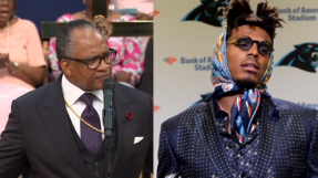 Pastor rebukes NFL quarterback Cam Newton for being 'dressed like a woman'