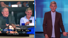 Ellen DeGeneres defends friendship with George W Bush: 'it's okay that we're all different'