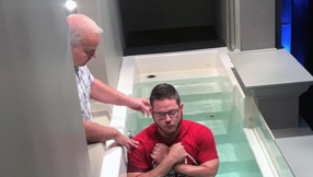 \'God is real & answers prayers\' - Ex-drug addict baptised at church he vandalised 6 months earlier