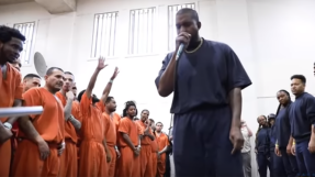 Kanye West performs 'Sunday Service' concert for Texas inmates ahead of Lakewood Church service (Video)