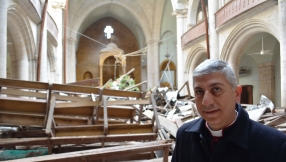 Bombed cathedral rises from the ashes in Syria