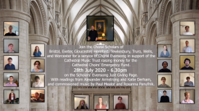 Virtual evensong to raise money for cathedral choirs feeling the strain from coronavirus