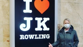 'I Love JK Rowling' poster removed from Edinburgh train station after trans comments