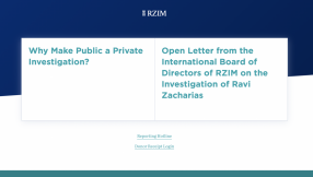 All trace of Ravi Zacharias is wiped from RZIM website