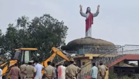 Jesus statue destroyed by government in India after Hindu nationalists complain