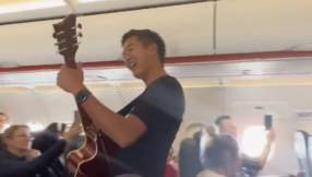 Pastor goes viral with mid-air worship session during flight 