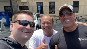 Dwayne 'The Rock' Johnson visits Christian homeless outreach