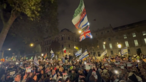 Christians join vigil outside Downing Street to bring home Israeli hostages 