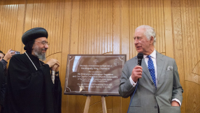 King visits Coptic Orthodox Centre