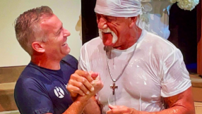 Hulk Hogan gets baptised