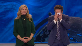 Joel Osteen sobs as he reveals Lakewood has finally paid off $100m bank loan