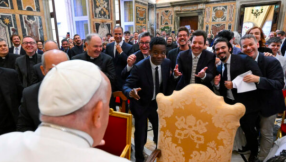 Chris Rock, Jimmy Fallon and other comedians meet the Pope