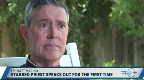 Extraordinary events save a priest\'s life after random stabbing