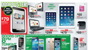 Apple Black Friday deals 2013 at Walmart, Target beats others: Store opening times, hours