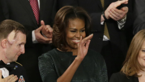 Michelle Obama State of the Union dress 2014 [PHOTO]: FLOTUS dazzles in forest green Azzedine Alaia outfit