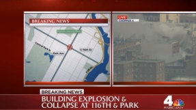 NYC 1644 Park Avenue building explosion, collapse live stream coverage, update: Two dead, Metro North trains delayed