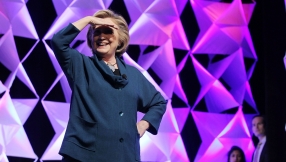 Hillary Clinton narrowly misses a shoe to the head [VIDEO]