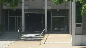 Man claiming to be God crashes truck into Baltimore TV station; SWAT team moves in