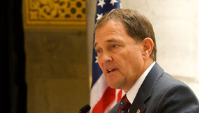 If states refuse to defend voter-approved gay marriage bans it will lead to anarchy, warns Utah governor