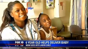 Six-year-old prays, helps mom deliver healthy, two months premature baby [VIDEO]