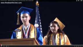 Christian salutatorian defies school officials in graduation speech