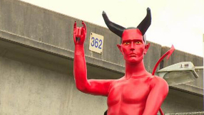 Satan statue with erection removed by Vancouver city officials