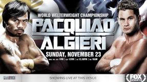 Manny Pacquaio vs Chris Algieri fight - HBO TV info and preview