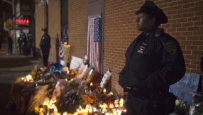 New York:  Prayer vigil and calls for peace after police officers killed