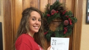 Jill Duggar poses with her growing baby bump at 28 weeks