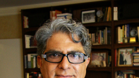 Deepak Chopra leads meditation session with Congress